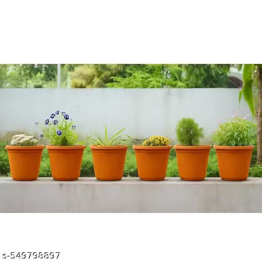 10-Pack Premium Flower Pots