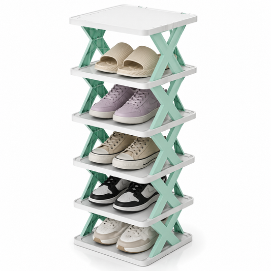 Foldable 6-Tier Shoe Rack |