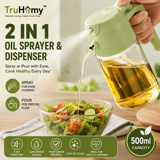 2-in-1 Oil Sprayer & Dispenser