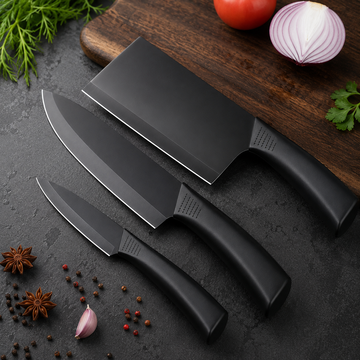 3-Piece Professional Kitchen Knife Set