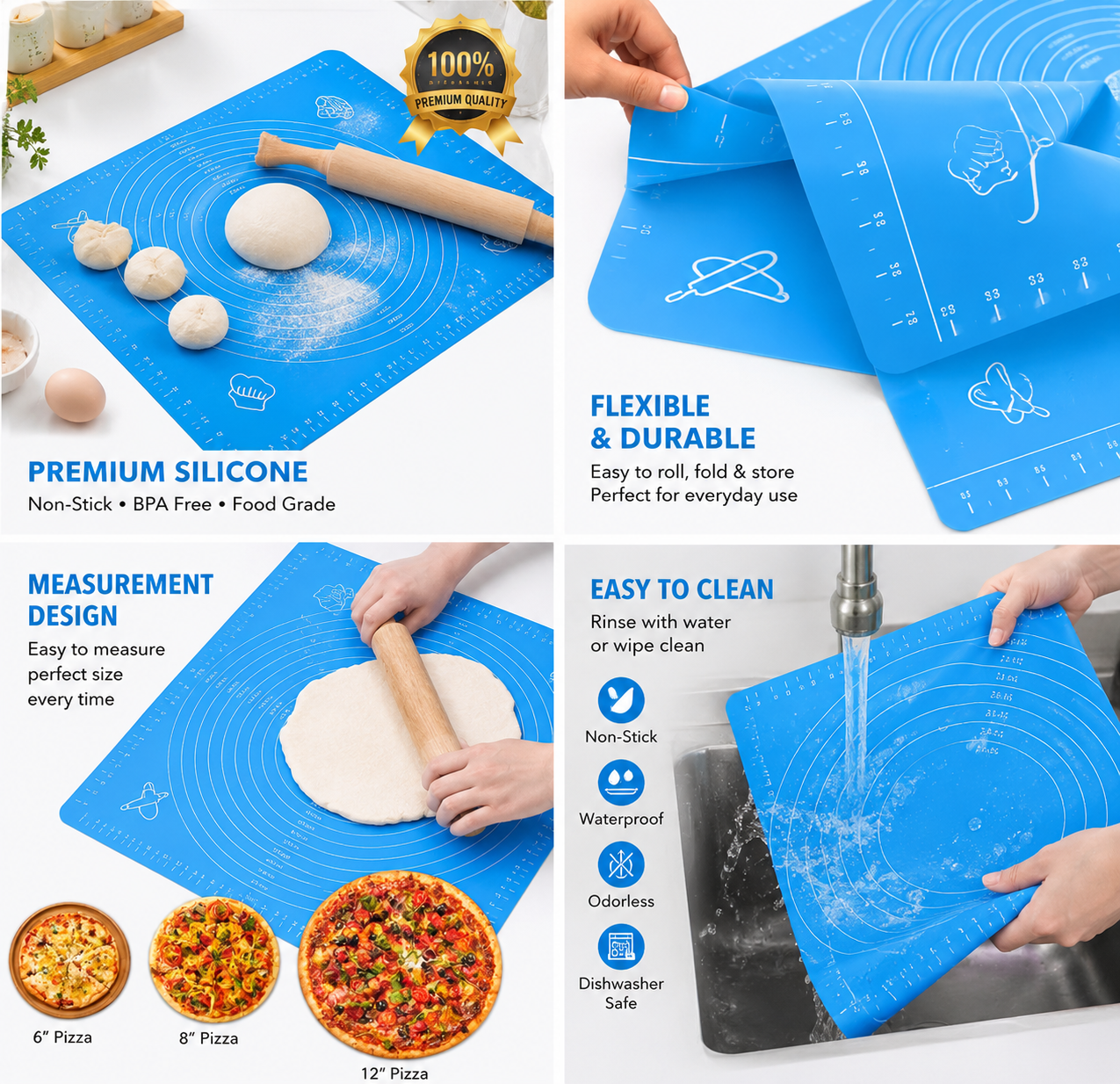 Non-Stick Chapati Rolling Mat